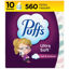 Picture of Puffs Ultra Soft Non-Lotion Tissues, 10 Cubes, 56 Tissues Per Box