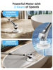 Picture of Electric Spin Scrubber,Cordless Shower Scrubber with Power Display Screen,IP68 Waterproof Bath Cleaning Brush,Adjustable Extension Handle & 2 Speeds,Electric Cleaning Brush for Bathroom,Kitchen,Tub