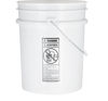 Picture of House Naturals 5 Gallon Plastic Bucket Pail Food Grade with Blue Screw on Lid(Pack of 3) Made in USA