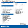 Picture of First Aid Only 91248 OSHA-Compliant First Aid Kit, All-Purpose 50-Person Emergency First Aid Kit for Business, Worksite, Home, and Car, 260 Pieces