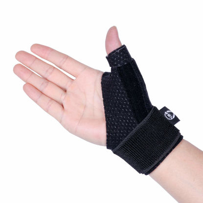 Picture of Dr.Welland Reversible Thumb & Wrist Stabilizer splint for BlackBerry Thumb, Trigger Finger, Pain Relief, Arthritis, Tendonitis, Sprained and Carpal Tunnel Supporting, Lightweight and Breathable S/M