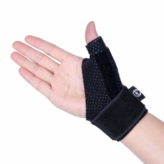 Picture of Dr.Welland Reversible Thumb & Wrist Stabilizer splint for BlackBerry Thumb, Trigger Finger, Pain Relief, Arthritis, Tendonitis, Sprained and Carpal Tunnel Supporting, Lightweight and Breathable S/M