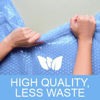 Picture of Large roll of 175 Feet of Recycled Small Plus Bubble wrap for packing, moving and shipping for your business essentials. Eco friendly and made from 90% post-consumer materials by American Bubble Boy