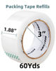 Picture of AUDTMWH Packing Tape Refills, Clear, Packaging Tape Heavy Duty Designed for Moving, Shipping and Packing, Mailing,1.88" x 60 yds, 2 Rolls