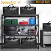 Picture of SpaceAid Heavy Duty Moving Bags, Extra Large Storage Totes W/Backpack Straps Strong Handles & Zippers, Alternative to Moving Boxes, Packing & Moving Supplies, Black (8 Pack)
