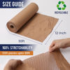 Picture of Honeycomb Packing Paper 12" x 55ft with Rope & 20 Fragile Stickers|Shipping & Moving Supplies|Small Business Packaging Supplies|Eco Friendly Bubble Wrap Packing Boxes for Moving