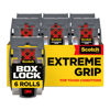 Picture of Scotch Box Lock Packaging Tape, 6 Rolls with Dispenser, 1.88 in x 800 in, Extreme Grip Packing, Shipping and Mailing Tape, Sticks Instantly to Any Box