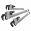 Picture of DURATECH 3-Piece Heavy Duty Aluminum Straight Pipe Wrench Set, 10", 14", 18", Adjustable Plumbing Wrench Set, Drop Forged, Exceed GGG standard