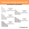 Picture of Dianrui 300PCS Compression Springs Assortment Kit 23 Different Sizes Mini Spring Stainless Steel Mechanical Small Springs for DIY Repair Project