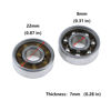Picture of Antrader 10Pcs 608 Steel Ball Bearing 8mm x 22mm x 7mm High Precision Rating Fidget Spinner Bearing