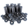 Picture of EXERAUO 100 Pack 608 2RS Bearings, 8x22x7mm RS Ball Bearing Grease Seal Assembly Roller Skateboard Bearings, for Electric Motor, Skateboards, Inline Skates, 3D Printer
