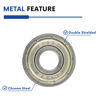 Picture of CNXBB 10pcs 608ZZ Ball Bearing, Double Metal Sealed Deep Groove Bearings 8x22x7mm, High Temperature High Speed and Low Noise, Chromium Bearing Steel (10, 608-ZZ)