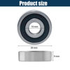 Picture of 10 Pack 6200-2RS Double Rubber Seal Deep Groove Ball Bearings 10x30x9mm, Pre-Lubricated and Stable Performance and Cost Effective Bearings