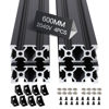 Picture of 4pcs 600mm V Slot 2040 Aluminum Extrusion European Standard Anodized Linear Rail for 3D Printer Parts and CNC DIY Black