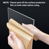 Picture of 2 Pieces 8 x 10” Clear Acrylic Sheet Plexiglass - 1/8”(3mm) Thick, Use for Craft Projects, Signs, DIY Projects and More; Cut with Saw or Hand Tools, No Laser Cut