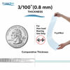 Picture of Icona Bay PET Plexiglass, Thin & Flexible Plastic Sheets (11x14 x 0.03 inch, Clear, 2 Pack), Easy to Cut for DIY Art Projects, Picture Frame Replacement Glass, PET Sheeting is Pliable Unlike Acrylic