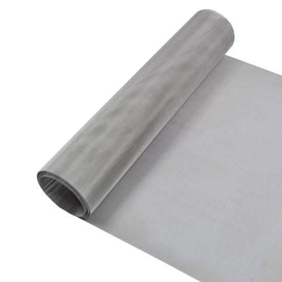 Picture of YAGJIA 304 Stainless Steel Mesh 100Mesh, 15.7"x47.2"(40x120cm) Metal Mesh Screen, Woven Fine Wire Mesh Easy to Cut for Filter Mesh, Filtration Cloth and DIY Project