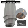 Picture of YAGJIA 304 Stainless Steel Mesh 100Mesh, 15.7"x47.2"(40x120cm) Metal Mesh Screen, Woven Fine Wire Mesh Easy to Cut for Filter Mesh, Filtration Cloth and DIY Project
