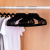 Picture of ELONG HOME Velvet Hangers 50 Pack, Black Slim Felt Hangers with 360° Swivel Hook, Non Slip Skinny Hangers Heavy Duty Adult Hangers for Coats, Pants & Dress Clothes