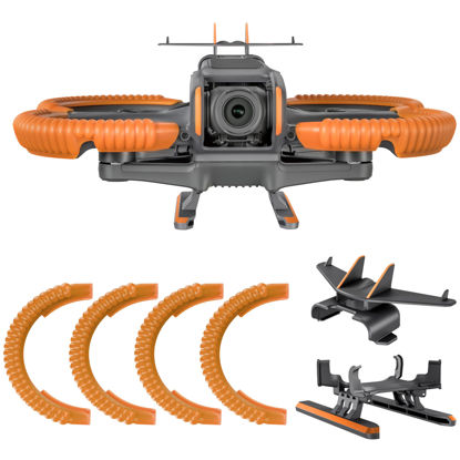 Picture of STARTRC 3-IN-1 Avata 2 Accessories bundles,Avata 2 Propeller Guard+Tail+Landing gear Protector for DJI Avata 2 fly more combo Drone Protection(Not including drone)