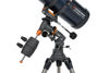 Picture of Celestron - AstroMaster 130EQ Newtonian Telescope - Reflector Telescope for Beginners - Fully-Coated Glass Optics - Adjustable-Height Tripod - Bonus Astronomy Software Package