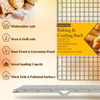 Picture of 2PCS Cooling Racks for Cooking and Baking - 10" x 15"Heavy Duty Stainless Steel Wire Rack for Baking, Grilling, Roasting - Oven & Dishwasher Safe - Fits Jelly Roll Sheet Pan-Silver