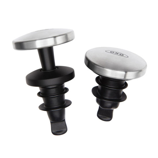 Picture of OXO SteeL Expanding Wine Stoppers, 2 Count