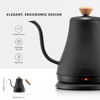 Picture of Bodum 27oz Bistro Gooseneck Electric Water Kettle, Pour Over Coffee & Tea, Stainless Steel, Matte Black