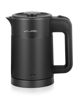 Picture of WTJMOV 0.6L Small Electric Tea Kettle Lightweight, 20 Ounce Double Wall Hot Water Boiler Stainless Steel Auto Shut-off, 120V Portable Travel Electric Kettle Fast Boil for Tea and Coffee, Black