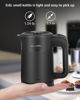 Picture of WTJMOV 0.6L Small Electric Tea Kettle Lightweight, 20 Ounce Double Wall Hot Water Boiler Stainless Steel Auto Shut-off, 120V Portable Travel Electric Kettle Fast Boil for Tea and Coffee, Black