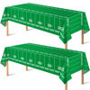 Picture of OHOME Football Party Decorations - Superbowl Party Decorations 2025 - Disposable Tablecloth Plastic Table Covers for Football Game Birthday Superbowl Parties Decor Supplies 54" X 108",2 Pack