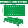 Picture of OHOME Football Party Decorations - Superbowl Party Decorations 2025 - Disposable Tablecloth Plastic Table Covers for Football Game Birthday Superbowl Parties Decor Supplies 54" X 108",2 Pack
