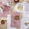 Picture of KitchenAid Albany Kitchen Towel 4-Pack Set, Dried Rose/White, 16"x26"