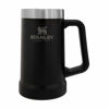 Picture of Stanley Adventure Big Grip Beer Stein 24 oz | Mug Keeps Beer Cold for Hours | Holds 2 Cans of Beer | Insulated Stainless Steel | Heavy-Duty Handle | Matte Black
