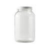 Picture of FastRack - One Gallon Wide Mouth Jar with White METAL Airtight Lid, One Glass Jar with Fermentation Lid, 1 Gallon Glass Jar with Lid for brewing, fermentation and pickling