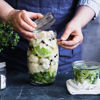 Picture of Year of Plenty Ferment Kit - 2 Fermenting Mason Jars, 2 Fermentation Weights & 2 Fermenting Lids