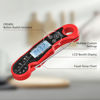 Picture of Meat Thermometer Digital for Grilling and Cooking - ANDAXIN Waterproof Ultra-Fast Instant Read Food thermometers with Backlight & Calibration for Kitchen, Deep Fry, BBQ, Grill(Red/Black), LCD