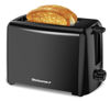 Picture of Elite Gourmet ECT1027B Cool Touch Toaster with 6 Temperature Settings & Extra Wide 1.25" Slots for Bagels, Waffles, Specialty Breads, Puff Pastry, Snacks, ETL Certified, 2 Slices, Black