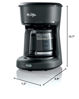 Picture of Mr. Coffee® 5-Cup Mini Brew Switch Coffee Maker, Black