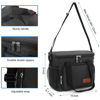 Picture of Femuar Reusable Lunch Box for Men/Women - Insulated Lunch Bag Leakproof Lunchbox for Work Office Picnic Beach - Freezable Lunch Cooler Bag with Adjustable Shoulder Strap - Black