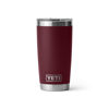 Picture of YETI Rambler 20 oz Tumbler, Stainless Steel, Vacuum Insulated with MagSlider Lid, Wild Vine Red
