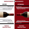 Picture of [UPGRADED PROTECTION] 4 Set (8 pcs) Reusable Wine Bags for Travel, Wine Protector Sleeve Case, Airplane Car Cruise TRIPLE Luggage Leak-proof Safety Impact Resist