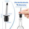 Picture of 24 Pack Liquor Pour Spouts Set - Stainless Steel bottle spout and Liquor Pourers Dust Caps Covers