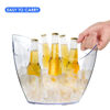 Picture of Ice Bucket Wine Bucket，Clear Acrylic 4 Liter Plastic Tub for Drinks and Parties, Food Grade, Perfect for Wine, Champagne or Beer Bottles