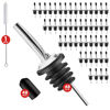 Picture of 48 Pack Stainless Steel Bottle Pourers for Alcohol, Liquor, and Wine - Bar Accessories, Spouts for Bottles and Dispensers