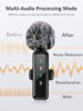 Picture of USB C Wireless Lavalier Microphone for iPhone 15/16, Mini Lav LED Mic for Android Phone with Noise Cancelling, Lapel Podcast Microphone for Tiktok Content Creator Video Recording, Streaming, Vlogging