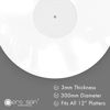 Picture of PRO SPIN White Acrylic Turntable Mat - Platter Slipmat for 12" Vinyl Vintage Record Player - Antistatic Cover, Reduces Noise & Sounds from Static & Dust - Tighter Bass Quality, Record Player Mat