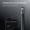 Picture of LiberLive C1 Stringless Smart Guitar, Foldable Travel Backing Guitarra, Chord Generator, App Interactive Chord Sheets, Built-in Drum Machine & Bassline for One-Man Band, For Adults & Teens (White)