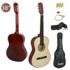 Picture of 38 Inch Beginner Acoustic Guitar, 6-String Guitar Starter Kit for Starters with Gig Bag, Strings, Strap, Pitch Pipe and Pick, Natural