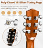 Picture of Electric Acoustic Guitar 3/4 Size - 36 Inch Acoustic Electric Guitar Cutaway Acustica Guitarra Bundle for Beginners and Students, Spruce Top, Guitarra Electro Acustica by Vangoa